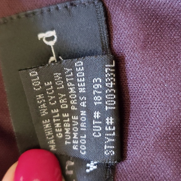 Stunning Chocolate Brown Empire-Waist Tea-Length A-Line Dress with V-Neck 18W - Picture 5 of 6